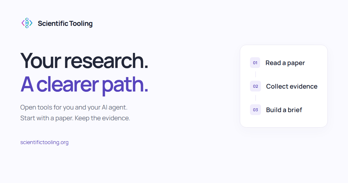 Scientific Tooling | Reusable Scientific Workflows
